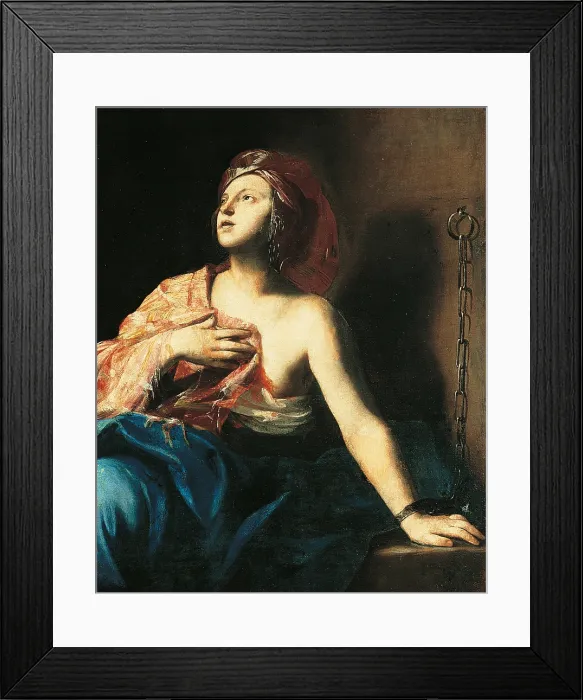 Framed Print : St Agatha in Prison, by Massimo Stanzione, 1630, 17th Century, oil on canvas, - Italy, Campania, Naples, Capodimonte National Museum and Galleries. All Framed Print : St Agatha in Prison, by Massimo Stanzione, 1630, 17th Century, oil on canvas, - Italy, Campania, Naples, Capodimonte National Museum and Galleries. All