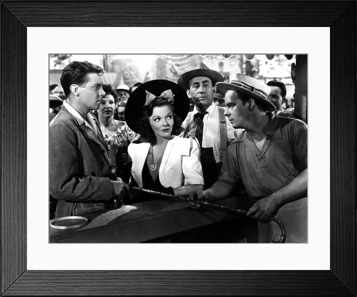 Framed Print : STATE FAIR, Dick Haymes, Vivian Blaine, Harry Morgan, 1945, TM and Copyright (c) 20th Century-Fox Film Corp. All Rights Reserved