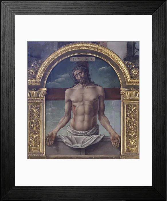 Framed Print : Vivarinis Polyptych, by Bartolomeo Vivarini, 1487, 15th Century, oil on canvas, - Italy, Veneto, Venice, Santa Maria Gloriosa dei Frari Basilica. Detail