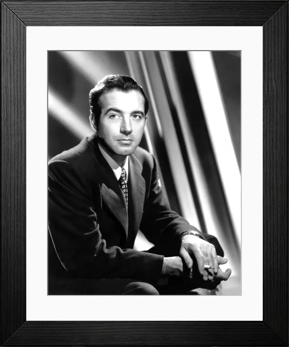 Framed Print : THE CROOKED WAY, John Payne, 1949