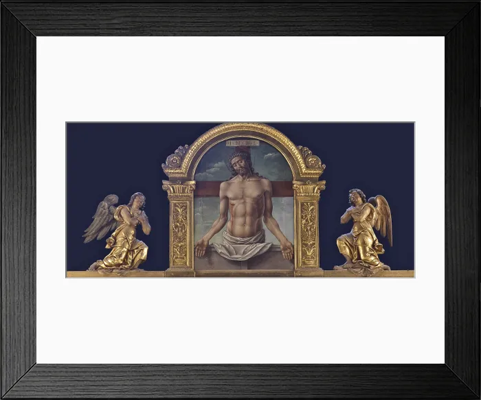 Framed Print : Vivarinis Polyptych, by Bartolomeo Vivarini, 1487, 15th Century, oil on canvas, - Italy, Veneto, Venice, Santa Maria Gloriosa dei Frari Basilica. Detail Framed Print : Vivarinis Polyptych, by Bartolomeo Vivarini, 1487, 15th Century, oil on canvas, - Italy, Veneto, Venice, Santa Maria Gloriosa dei Frari Basilica. Detail