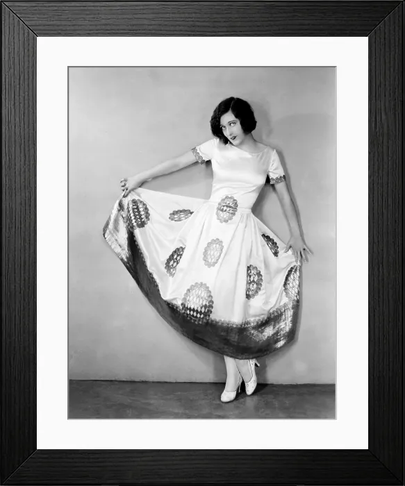 Framed Print : THE UNDERSTANDING HEART, Joan Crawford, in a white satin dress with gold medallions, by Andre-ani, 1927 Framed Print : THE UNDERSTANDING HEART, Joan Crawford, in a white satin dress with gold medallions, by Andre-ani, 1927