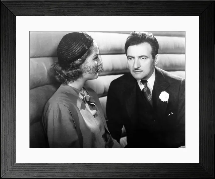Framed Print : CRIME WITHOUT PASSION, from left: Whitney Bourne, Claude Rains, 1934