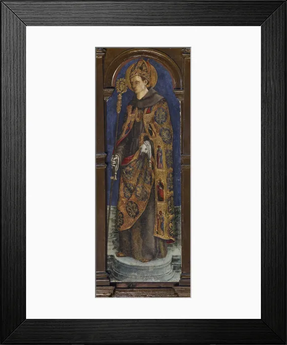 Framed Print : Sts Jerome, Bernardine of Siena and Louis of Toulouse, by Antonio Vivarini, 1480, 15th Century, tempera on panel, - Italy, Veneto, Venice, San Francesco della Vigna Church Framed Print : Sts Jerome, Bernardine of Siena and Louis of Toulouse, by Antonio Vivarini, 1480, 15th Century, tempera on panel, - Italy, Veneto, Venice, San Francesco della Vigna Church