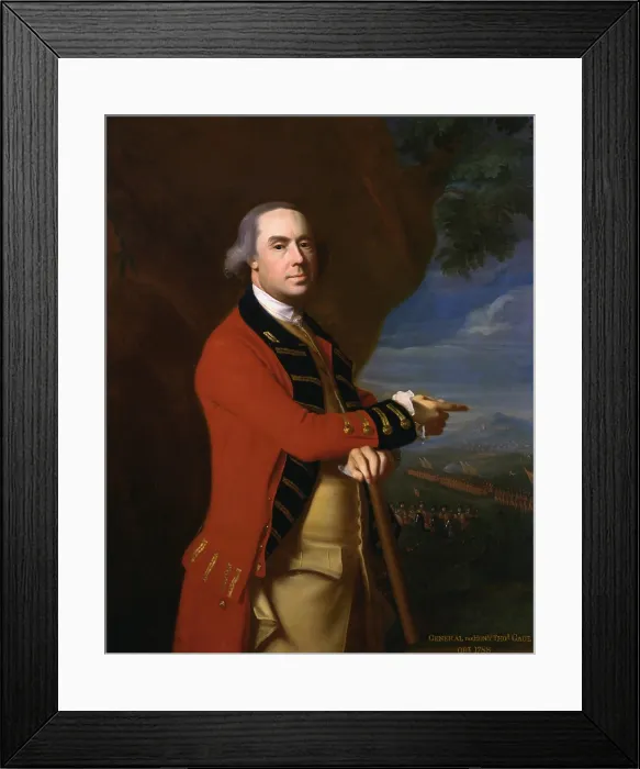 Framed Print : General Thomas Gage, by John Singleton Copley, 1768, Anglo American painting, oil on canvas Framed Print : General Thomas Gage, by John Singleton Copley, 1768, Anglo American painting, oil on canvas