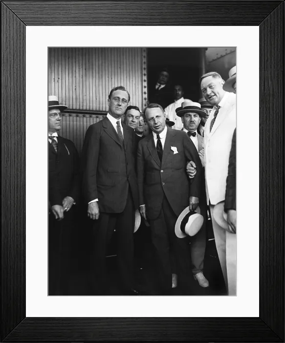 Framed Print : 1920 Democratic nominees for the Presidency and Vice Presidency, James M. Cox and Franklin Roosevelt