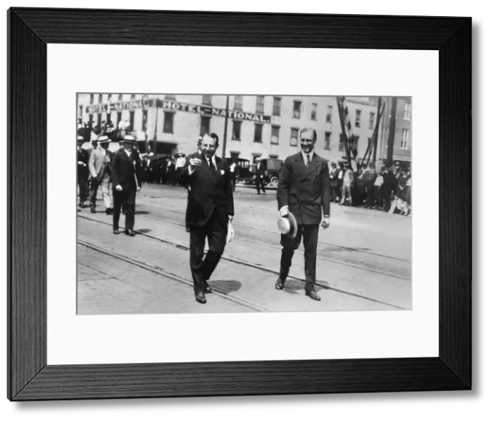 Framed Print : 1920 Democratic Nominees, Ohio Gov. James Cox and Asst. Navy Sec. Franklin Roosevelt