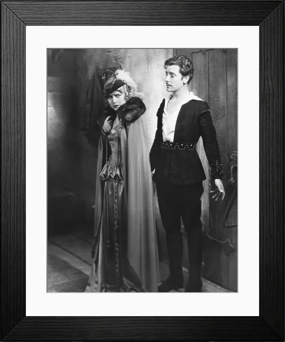 Framed Print : TWO LOVERS, from left, Vilma Banky, Ronald Colman, 1928