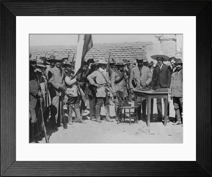 Framed Print : Francisco Madero promoted Pascual Orozco to Brigadier General in March 1911 Framed Print : Francisco Madero promoted Pascual Orozco to Brigadier General in March 1911