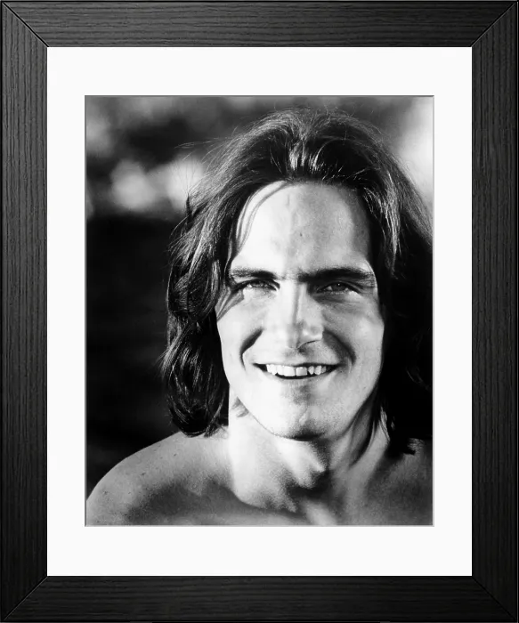 Framed Print : TWO-LANE BLACKTOP, James Taylor, 1971