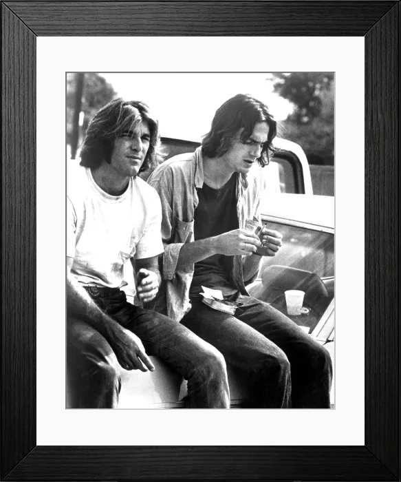 Framed Print : TWO-LANE BLACKTOP, Dennis Wilson, James Taylor, 1971 Framed Print : TWO-LANE BLACKTOP, Dennis Wilson, James Taylor, 1971