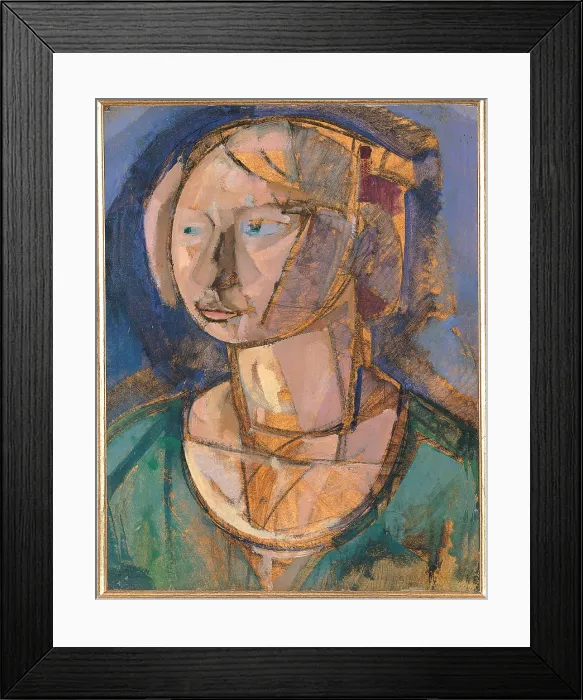 Framed Print : Head of a Girl, by Gino Rossi, 1920, 20th Century, cm 49 x 35 - Italy, Veneto, Venice, private collection. All Framed Print : Head of a Girl, by Gino Rossi, 1920, 20th Century, cm 49 x 35 - Italy, Veneto, Venice, private collection. All