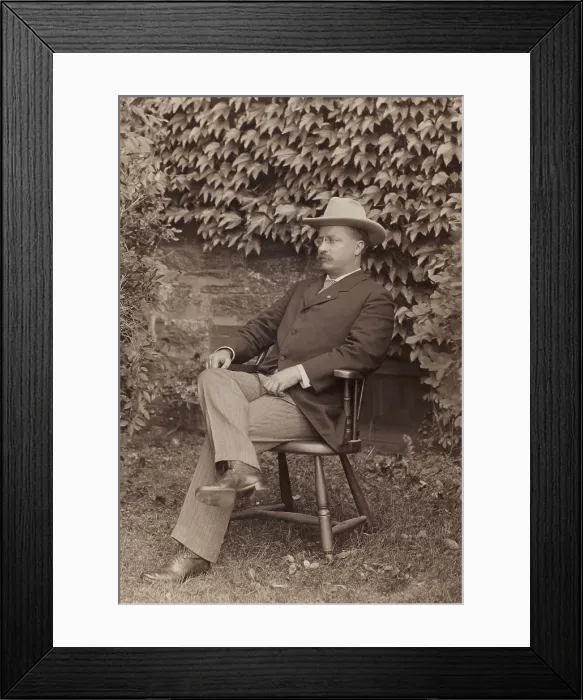 Framed Print : New York Governor Theodore Roosevelt in informal portrait of July-August 1900