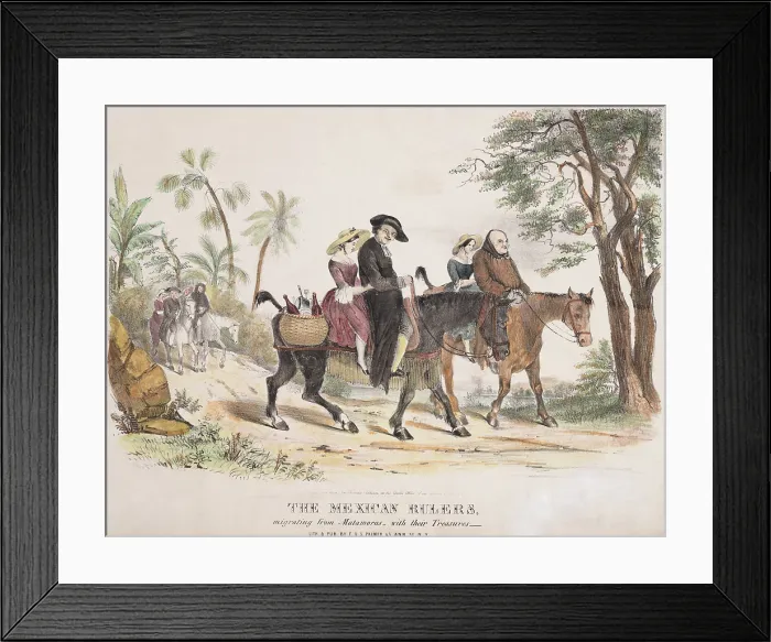 Framed Print : Mexican American War. After the Battles of Palo Alto and Resaca de la Palma, the US Army occupied Matamoras Framed Print : Mexican American War. After the Battles of Palo Alto and Resaca de la Palma, the US Army occupied Matamoras