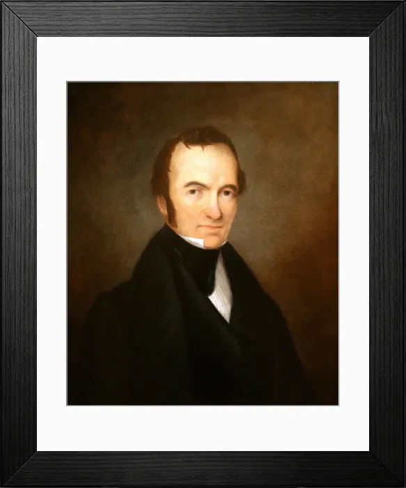 Framed Print : Stephen Fuller Austin followed his father as impresario and led 300 American settlers into Mexican Texas in 1825