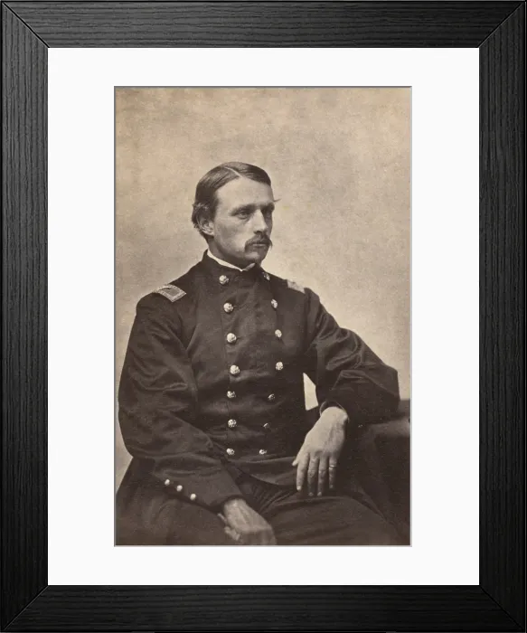Framed Print : Colonel Robert Shaw was recruited to lead the 54th Massachusetts, an all-black regiment through his family's abolitionist contacts