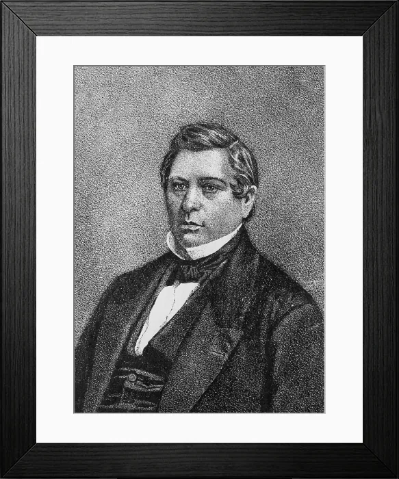 Framed Print : David Wilmot sponsored the Wilmot Proviso in 1846, which banned slavery in lands acquired after the Mexican War