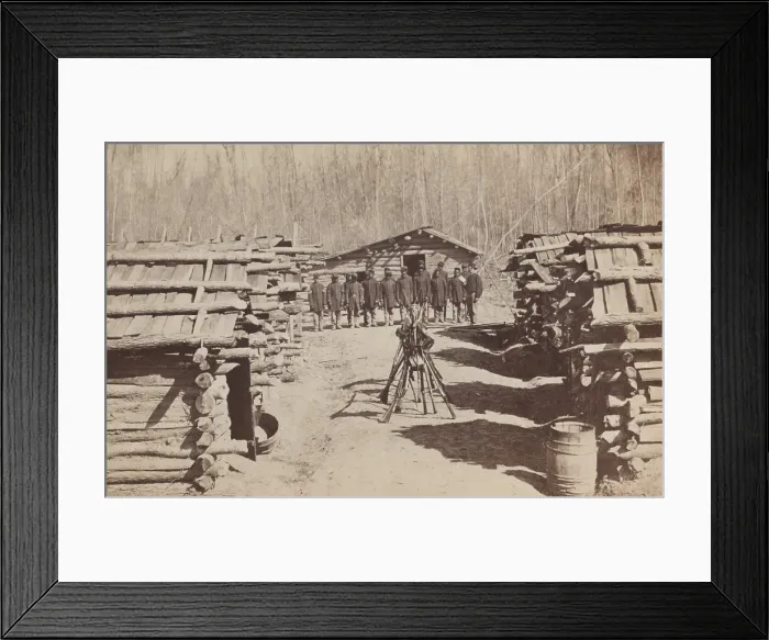Framed Print : African American soldiers from the 64th Colored Infantry Regiment, Palmyra Bend, Warren County, Mississippi, 1864 Framed Print : African American soldiers from the 64th Colored Infantry Regiment, Palmyra Bend, Warren County, Mississippi, 1864