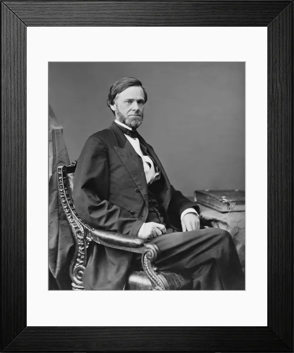 Framed Print : John Sherman (May 10, 1823- October 22, 1900) was a politician from the U.S. state of Ohio during the American Civil War and into the late nineteenth century Framed Print : John Sherman (May 10, 1823- October 22, 1900) was a politician from the U.S. state of Ohio during the American Civil War and into the late nineteenth century