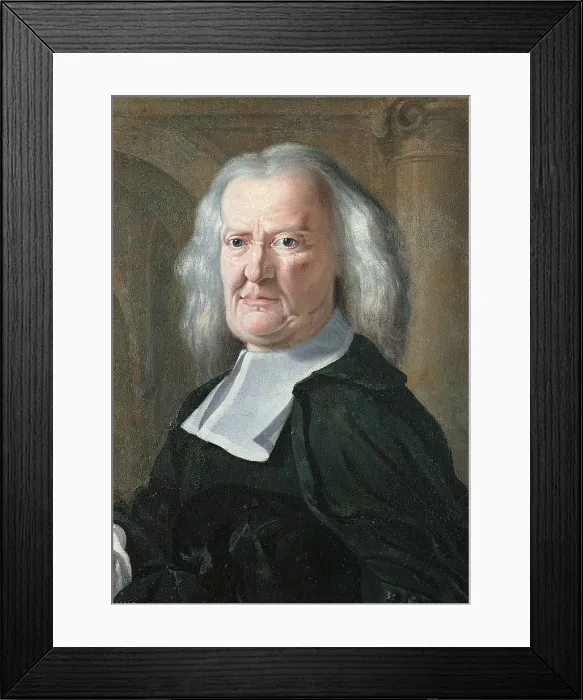 Framed Print : Baldassarre Mitta, by Andrea Porta, 17th Century - 18th Century, oil on canvas, cm 207 x 124 - Italy, Lombardy, Milan, Ospedale Maggiore, Ca Granda