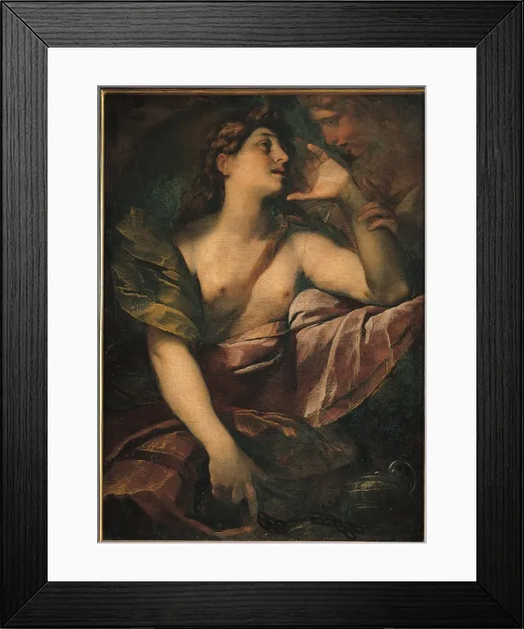 Framed Print : St Mary Magdalene Penitent and an Angel, by Giulio Cesare Procaccini, about, 17th Century, - Italy, Lombardy, Milan, Brera Art Gallery Framed Print : St Mary Magdalene Penitent and an Angel, by Giulio Cesare Procaccini, about, 17th Century, - Italy, Lombardy, Milan, Brera Art Gallery
