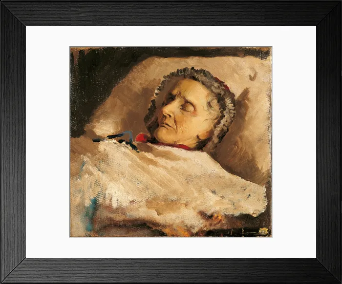 Framed Print : Head of a Dead Lady, by Mos Bianchi, 19th Century, oil on canvas, cm 35, 5 x 36, 4 - Italy, Lombardy, Milan, Banca Popolare di Milano Art Collection. All Framed Print : Head of a Dead Lady, by Mos Bianchi, 19th Century, oil on canvas, cm 35, 5 x 36, 4 - Italy, Lombardy, Milan, Banca Popolare di Milano Art Collection. All