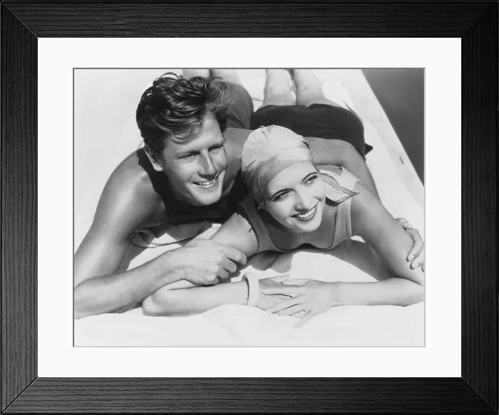 Framed Print : GIRLS ABOUT TOWN, from left: Joel McCrea, Kay Francis, 1931