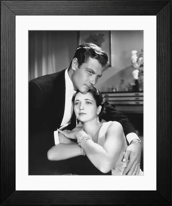 Framed Print : GIRLS ABOUT TOWN, from left: Joel McCrea, Kay Francis, 1931