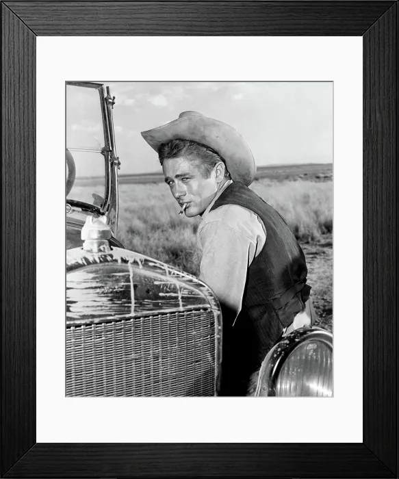 Framed Print : GIANT, James Dean, 1956 Framed Print : GIANT, James Dean, 1956