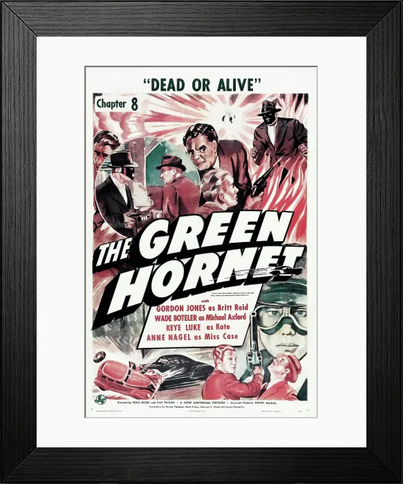 Framed Print : THE GREEN HORNET, US poster, Chapter 8: Dead or Alive, 1940