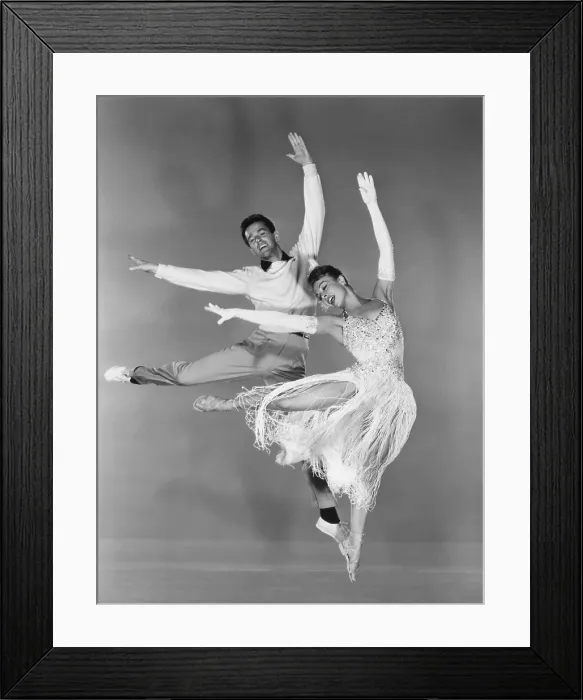 Framed Print : GIVE A GIRL A BREAK, from left: Gower Champion, Marge Champion, 1953