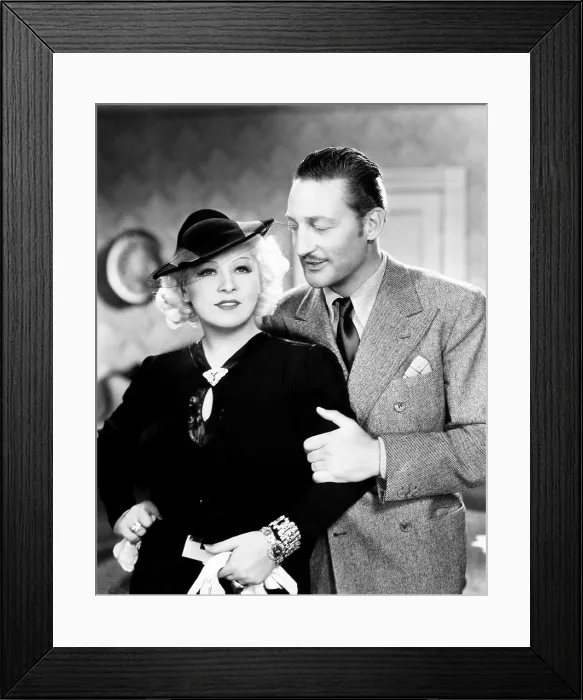 Framed Print : GO WEST YOUNG MAN, from left, Mae West, Warren William, 1936 Framed Print : GO WEST YOUNG MAN, from left, Mae West, Warren William, 1936
