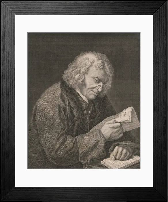 Framed Print : The Politician, Dr. Benjamin Franklin. Engraving by Thomas Ryder, after British painting by Stephen Elmer Framed Print : The Politician, Dr. Benjamin Franklin. Engraving by Thomas Ryder, after British painting by Stephen Elmer