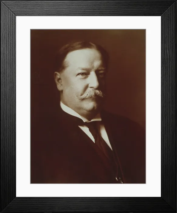Framed Print : William H. Taft, Secretary of War in Theodore Roosevelts cabinet, April 1908 (BSLOC_2017_2_95)