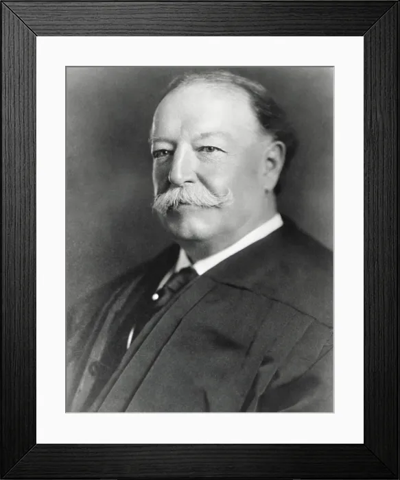 Framed Print : Former President William H. Taft, in judicial robes as Chief Justice of the Supreme Court, c. 1921 (BSLOC_2017_2_96)