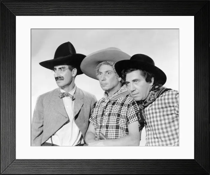 Framed Print : GO WEST, from left: Groucho Marx, Harpo Marx, Chico Marx, 1940 Framed Print : GO WEST, from left: Groucho Marx, Harpo Marx, Chico Marx, 1940