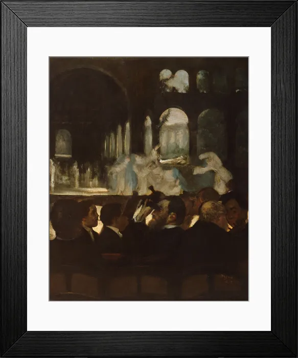 Framed Print : Ballet from Robert le Diable, by Edgar Degas, 1871, French impressionist painting, oil on canvas Framed Print : Ballet from Robert le Diable, by Edgar Degas, 1871, French impressionist painting, oil on canvas