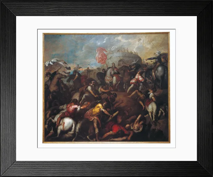 Framed Print : The Victory of the Carnutesi (Celts), by Alessandro Varotari known as Padovanino, 1618, 17th Century, cm 510 x 587 - Italy, Lombardy, Milan, Brera art gallery. All Framed Print : The Victory of the Carnutesi (Celts), by Alessandro Varotari known as Padovanino, 1618, 17th Century, cm 510 x 587 - Italy, Lombardy, Milan, Brera art gallery. All