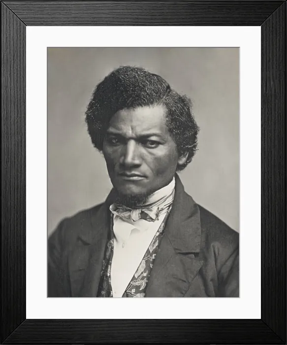 Framed Print : Frederick Douglass, in daguerreotype portrait by Samuel J. Miller, ca. 1847-52. There are 160 known photographic portraits of Douglass Framed Print : Frederick Douglass, in daguerreotype portrait by Samuel J. Miller, ca. 1847-52. There are 160 known photographic portraits of Douglass