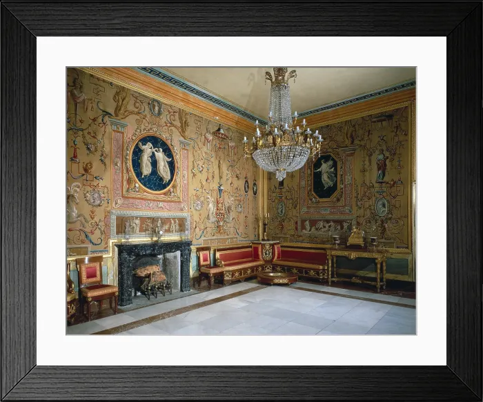 Framed Print : SPAIN. MADRID (AUTONOMOUS COMMUNITY). San Lorenzo de El Escorial. Royal Monastery of San Lorenzo de El Escorial. Palacio de los Borbones