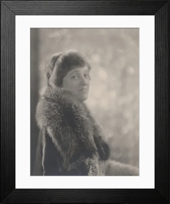 Framed Print : Edith Wharton, American author, 1910, by Peter Powel