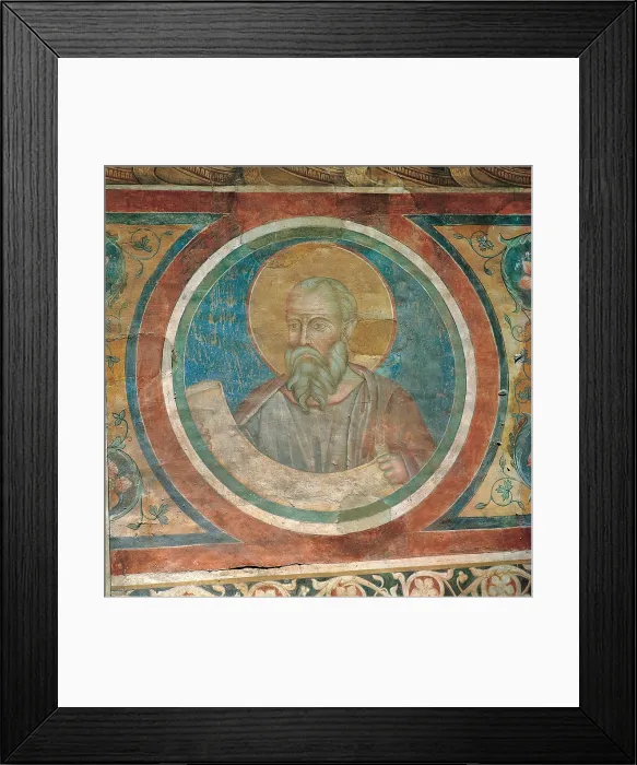 Framed Print : Medallions of the transept, by Unknown Artist, 14th Century, - Italy, Lazio, Rome, Santa Maria Maggiore Basilica. Detail Framed Print : Medallions of the transept, by Unknown Artist, 14th Century, - Italy, Lazio, Rome, Santa Maria Maggiore Basilica. Detail