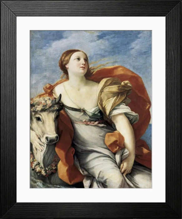 Framed Print : RENI, Guido (1575-1642). The Rape of Europe. 1623. Baroque art. Oil on canvas. RUSSIA. Saint Petersburg. State Hermitage Museum