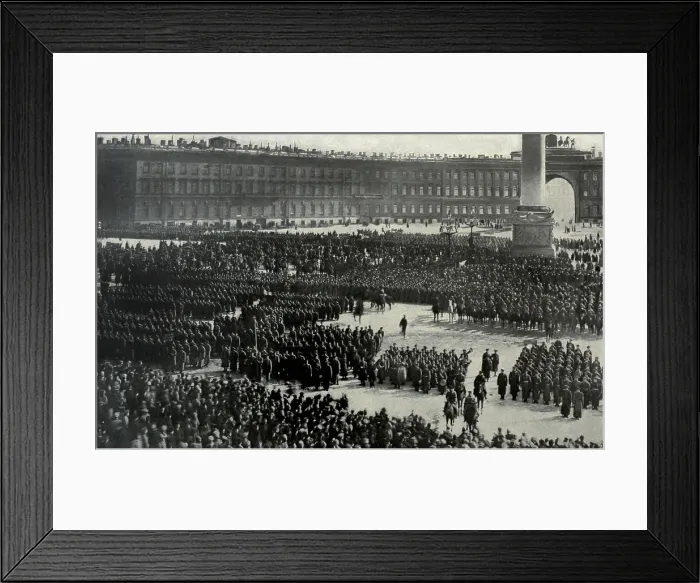 Framed Print : Russian army officers take the oath of allegiance to the October Revolution. 1917 Framed Print : Russian army officers take the oath of allegiance to the October Revolution. 1917