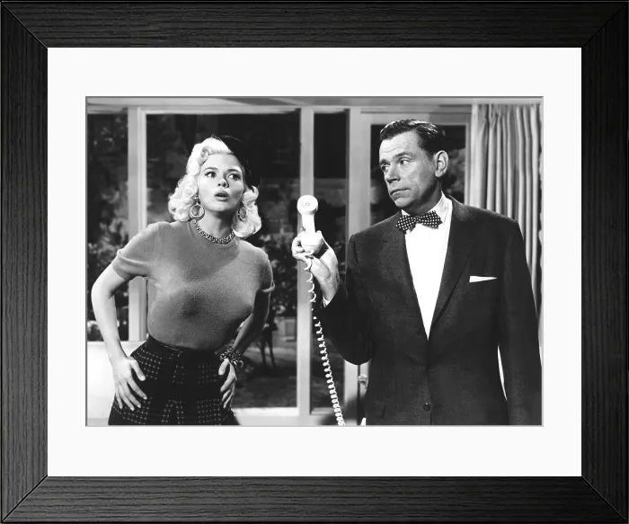 Framed Print : THE GIRL CAN'T HELP IT, Jayne Mansfield, Tom Ewell, 1956, TM and Copyright (c)20th Century Fox Film Corp. All rights reserved Framed Print : THE GIRL CAN'T HELP IT, Jayne Mansfield, Tom Ewell, 1956, TM and Copyright (c)20th Century Fox Film Corp. All rights reserved