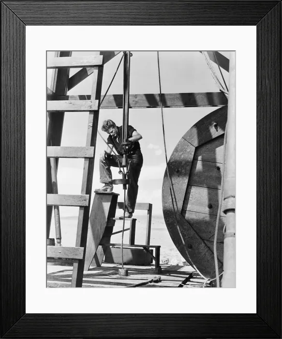 Framed Print : GIANT, James Dean, 1956