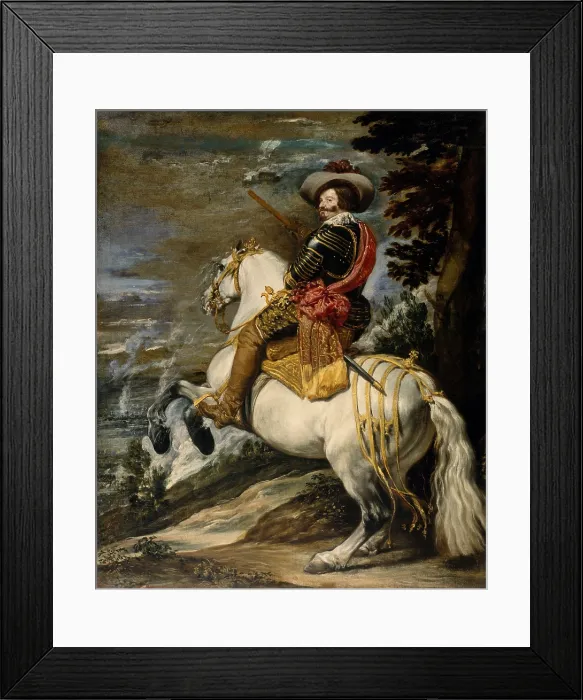 Framed Print : DON GASPAR DE GUZMAN, COUNT-DUKE OF OLIVARES, by Velazquez, 1635, Spanish painting, oil on canvas