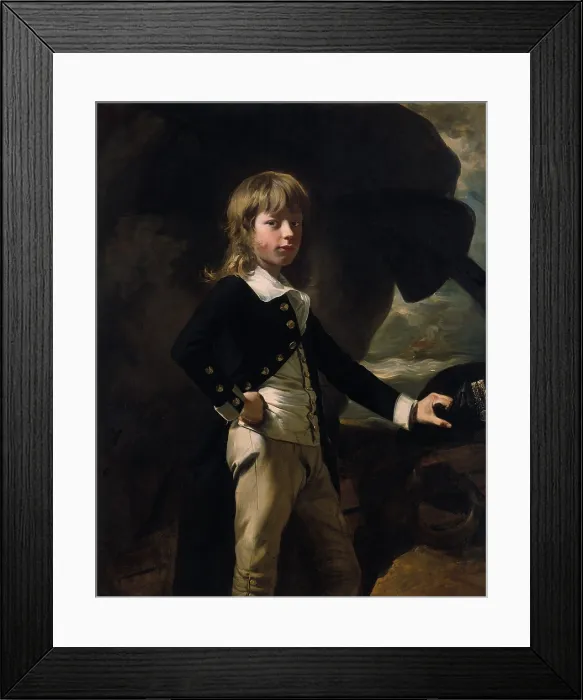 Framed Print : MIDSHIPMAN AUGUSTUS BRINE, by John Singleton Copley, 1782, British painting, oil on canvas Framed Print : MIDSHIPMAN AUGUSTUS BRINE, by John Singleton Copley, 1782, British painting, oil on canvas