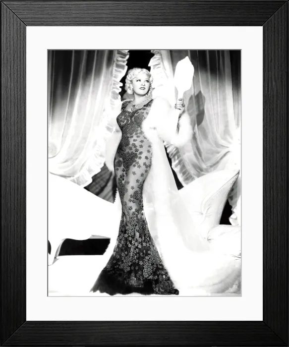 Framed Print : GO WEST YOUNG MAN, Mae West (in a gown by Irene Jones), 1936 Framed Print : GO WEST YOUNG MAN, Mae West (in a gown by Irene Jones), 1936