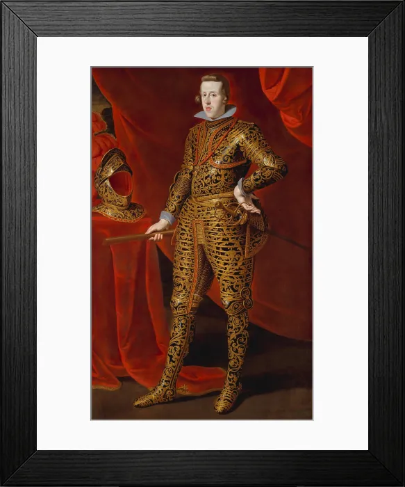 Framed Print : PHILIP IV IN PARADE ARMOR, by Gaspar de Crayer, 1628, Flemish painting, oil on canvas. The young King of Spain in decorated Flemish cavalry armor Framed Print : PHILIP IV IN PARADE ARMOR, by Gaspar de Crayer, 1628, Flemish painting, oil on canvas. The young King of Spain in decorated Flemish cavalry armor